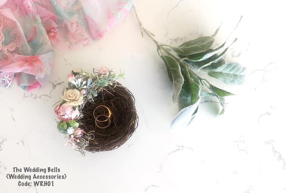 Bird nest ring holder shop