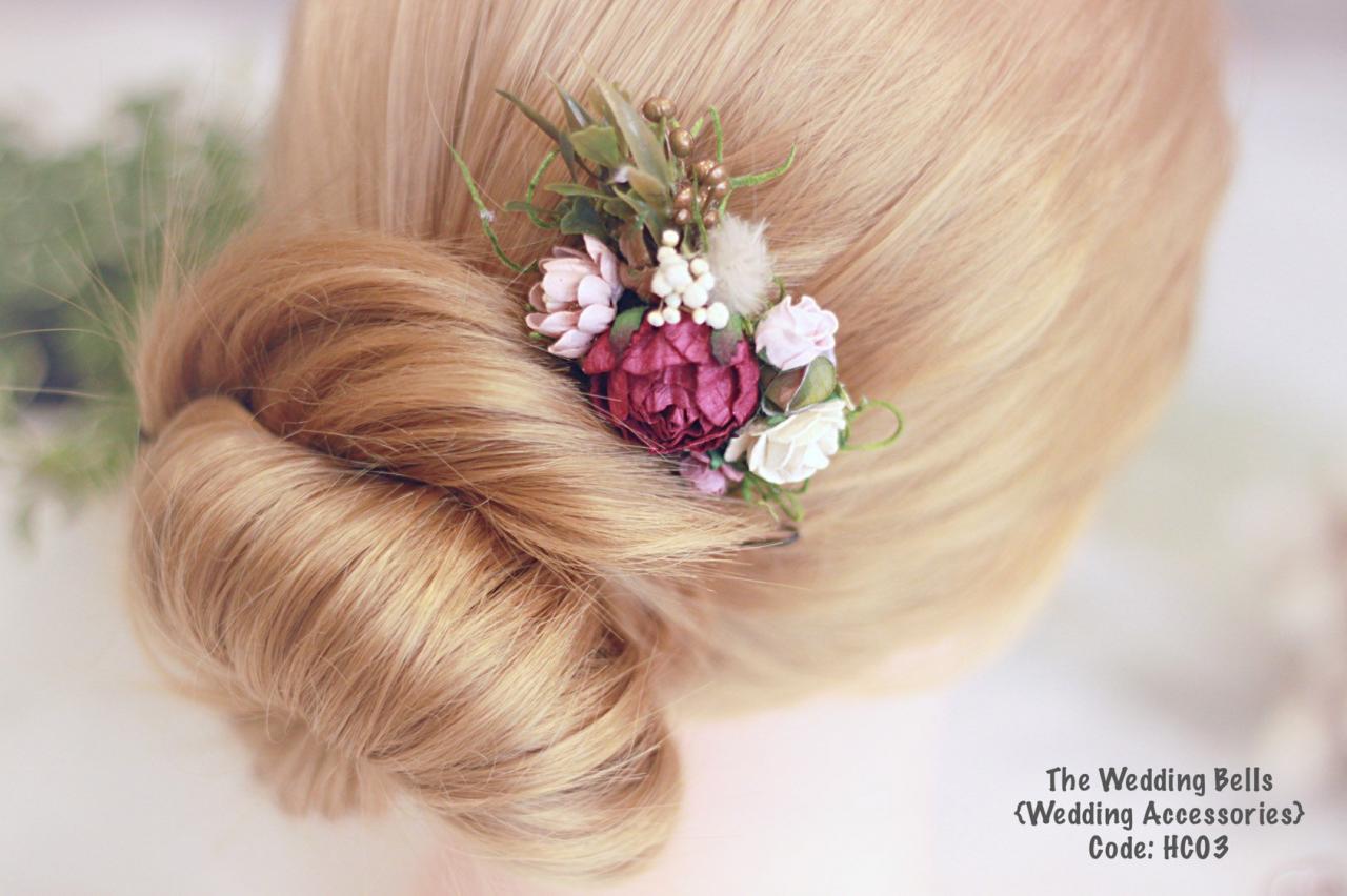 Bridal Hair comb, wedding Accessories, flower hair comb, hair comb, bridal head piece, flower comb, wedding