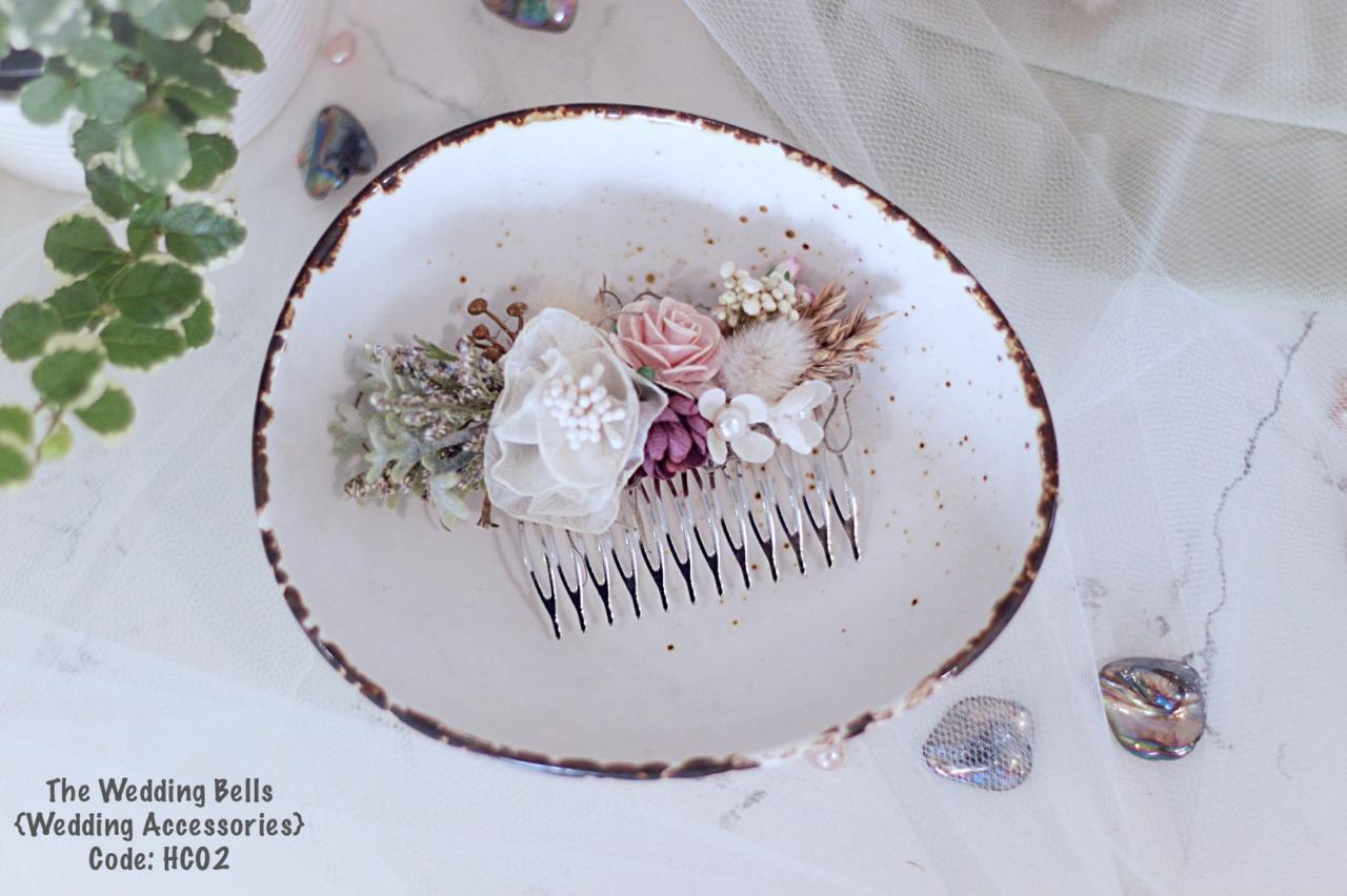 Bridal Hair comb, wedding Accessories, flower hair comb, hair comb, bridal head piece, flower comb