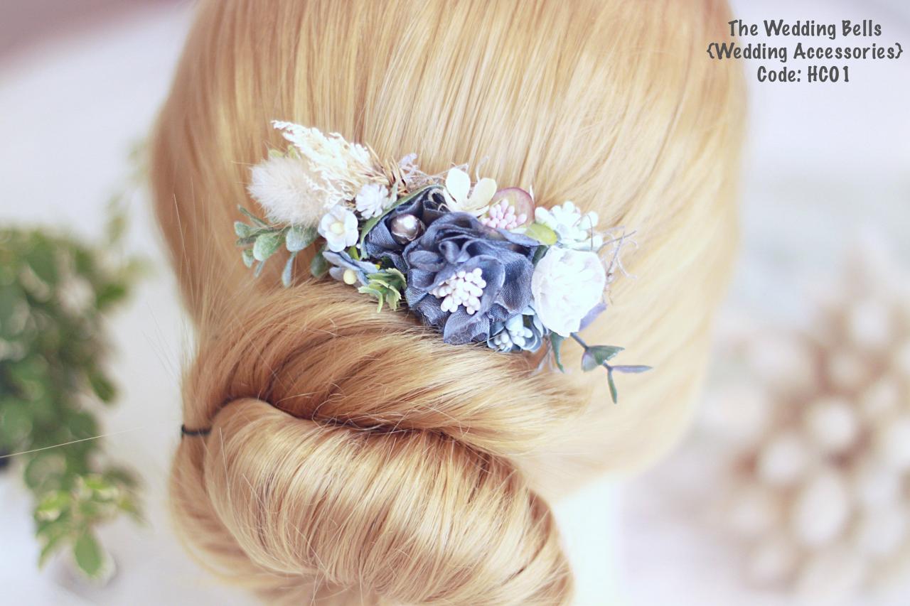 Bridal Hair comb, flower hair comb, hair comb, bridal head piece, flower comb, bridal, wedding