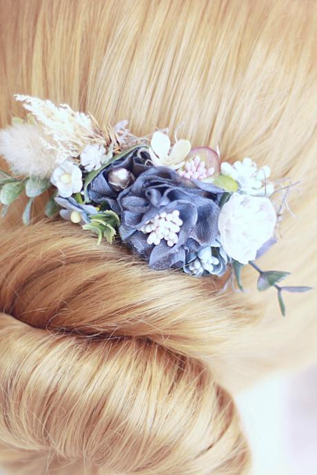 Bridal Hair Comb, Flower Hair Comb, Hair Comb, Bridal Head Piece, Flower Comb, Bridal, Wedding